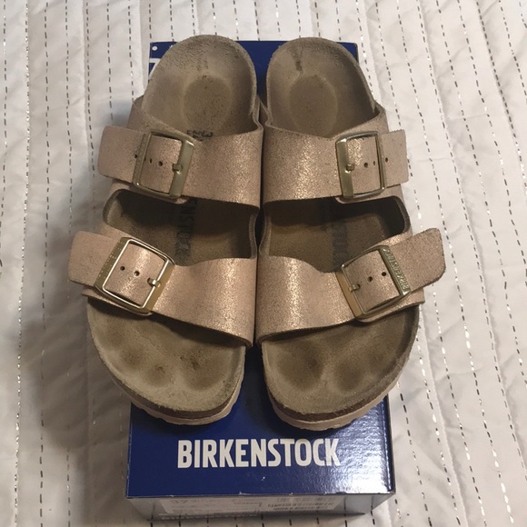 arizona washed metallic rose gold